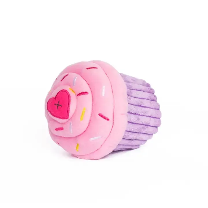 Pink Birthday Cupcake - Dog Toy