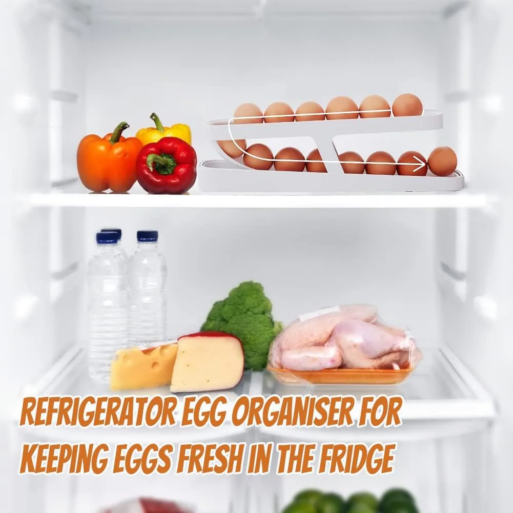 Rolling Fridge Egg Organizer Ab-14