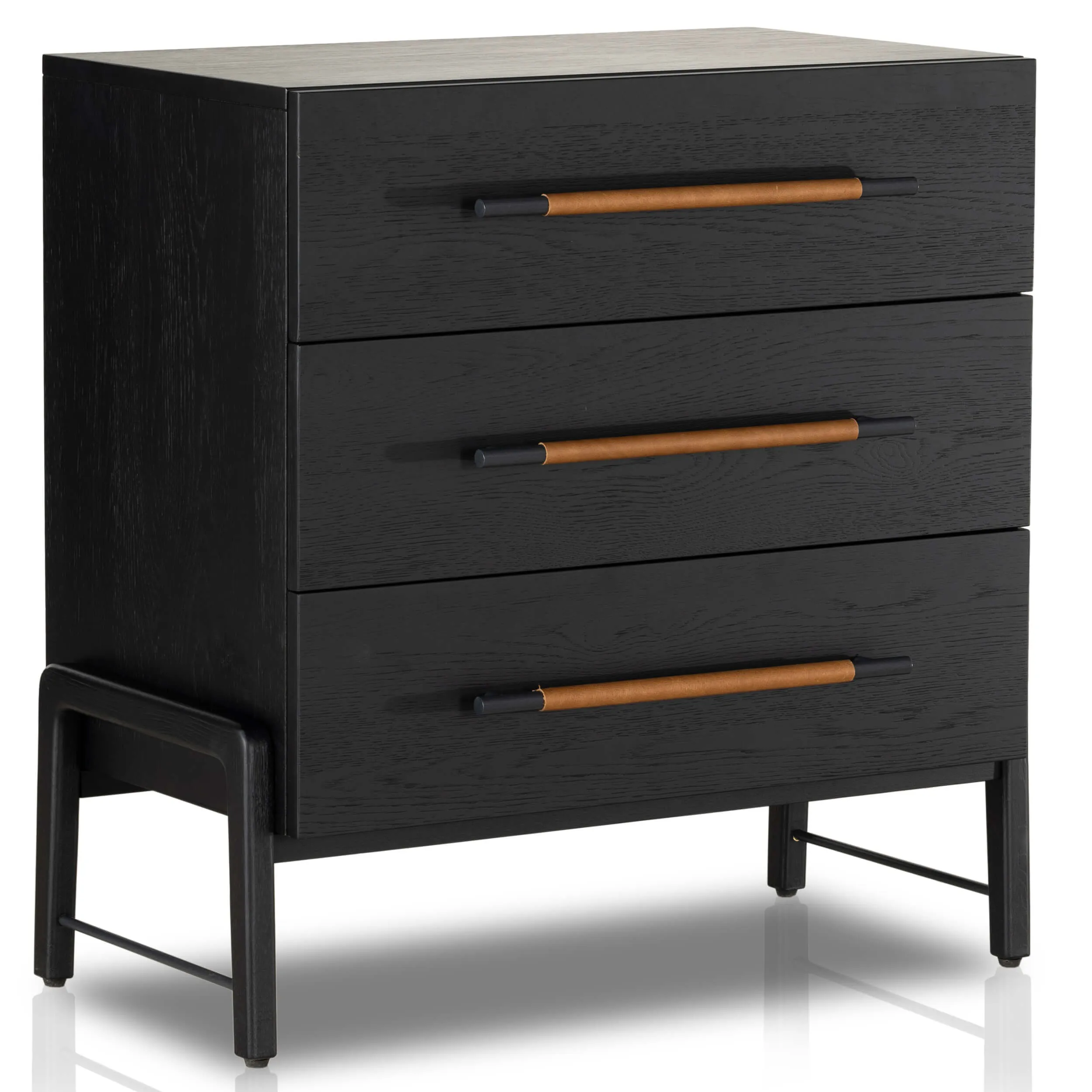 Rosedale 3 Drawer Dresser, Ebony Oak