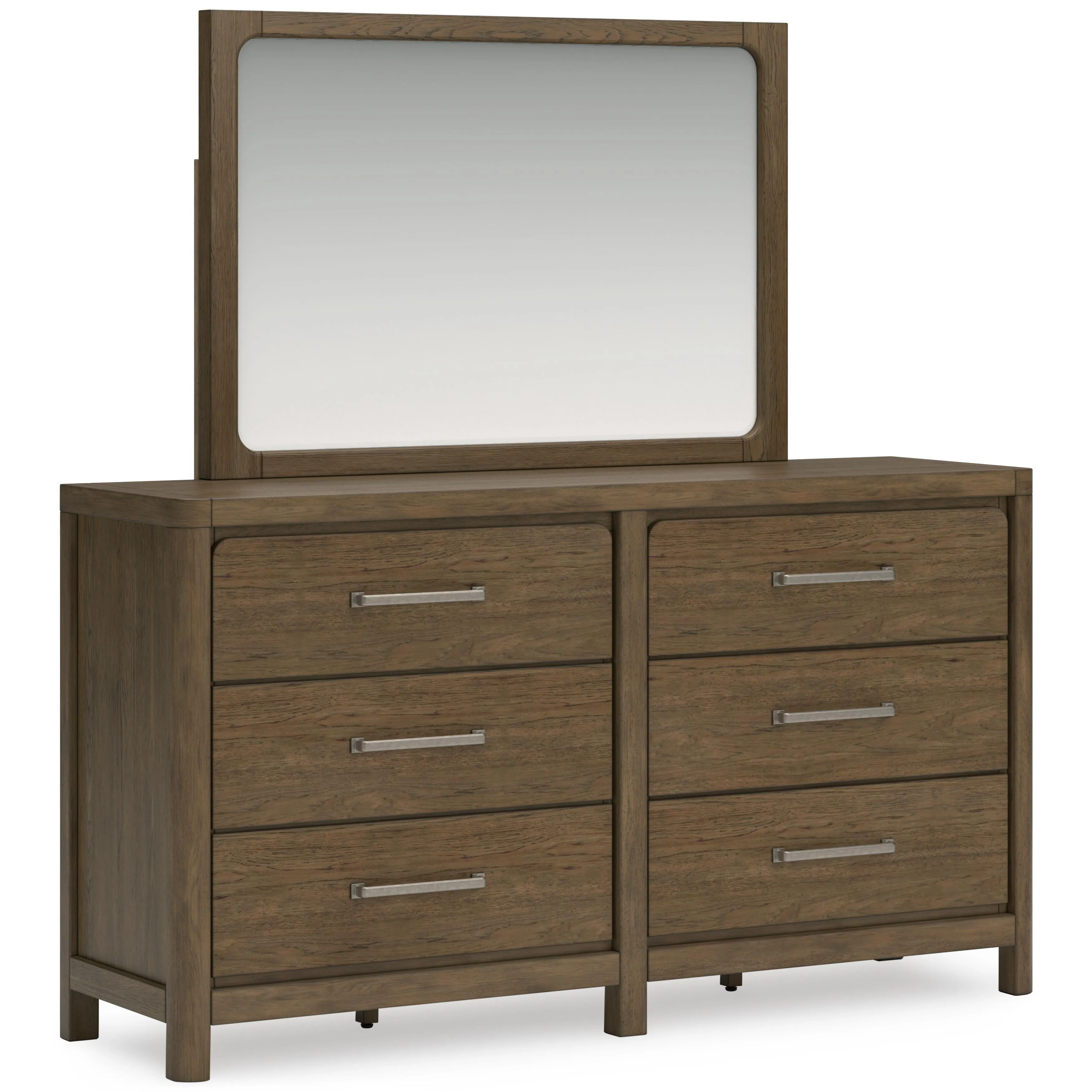 Signature Design by Ashley Cabalynn 6-Drawer Dresser with Mirror B974-31/B974-36