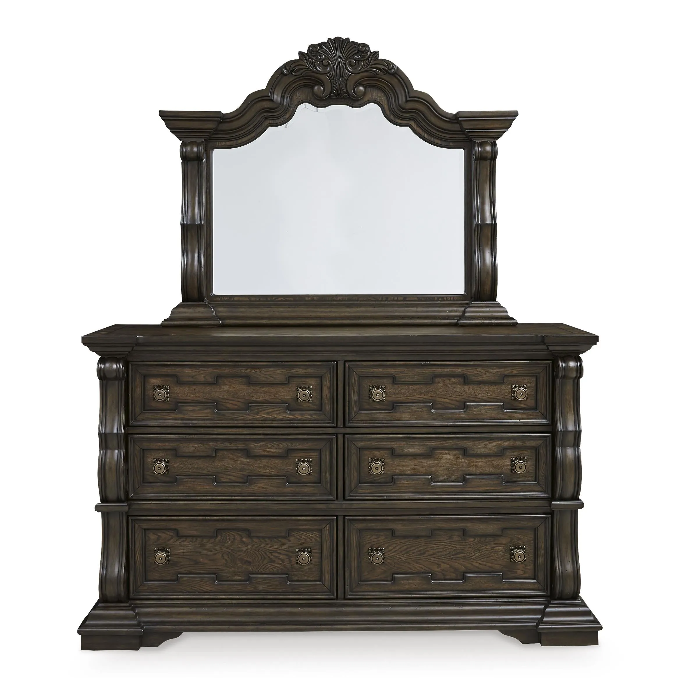 Signature Design by Ashley Maylee 6-Drawer Dresser with Mirror B947-31/B947-36