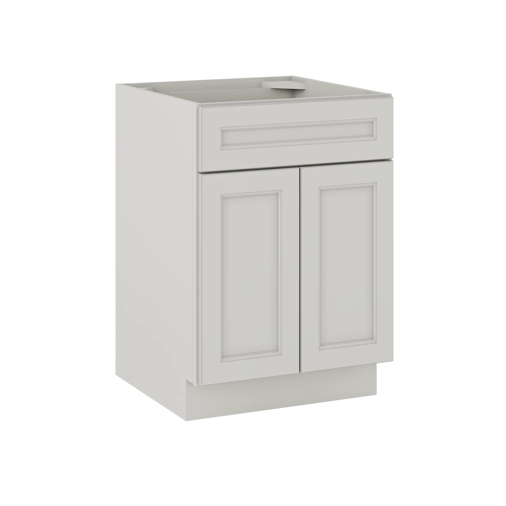 Sink Base Kitchen Cabinet SB24 Milan Pearl 24 in. width 34.5 in. height 24 in. depth