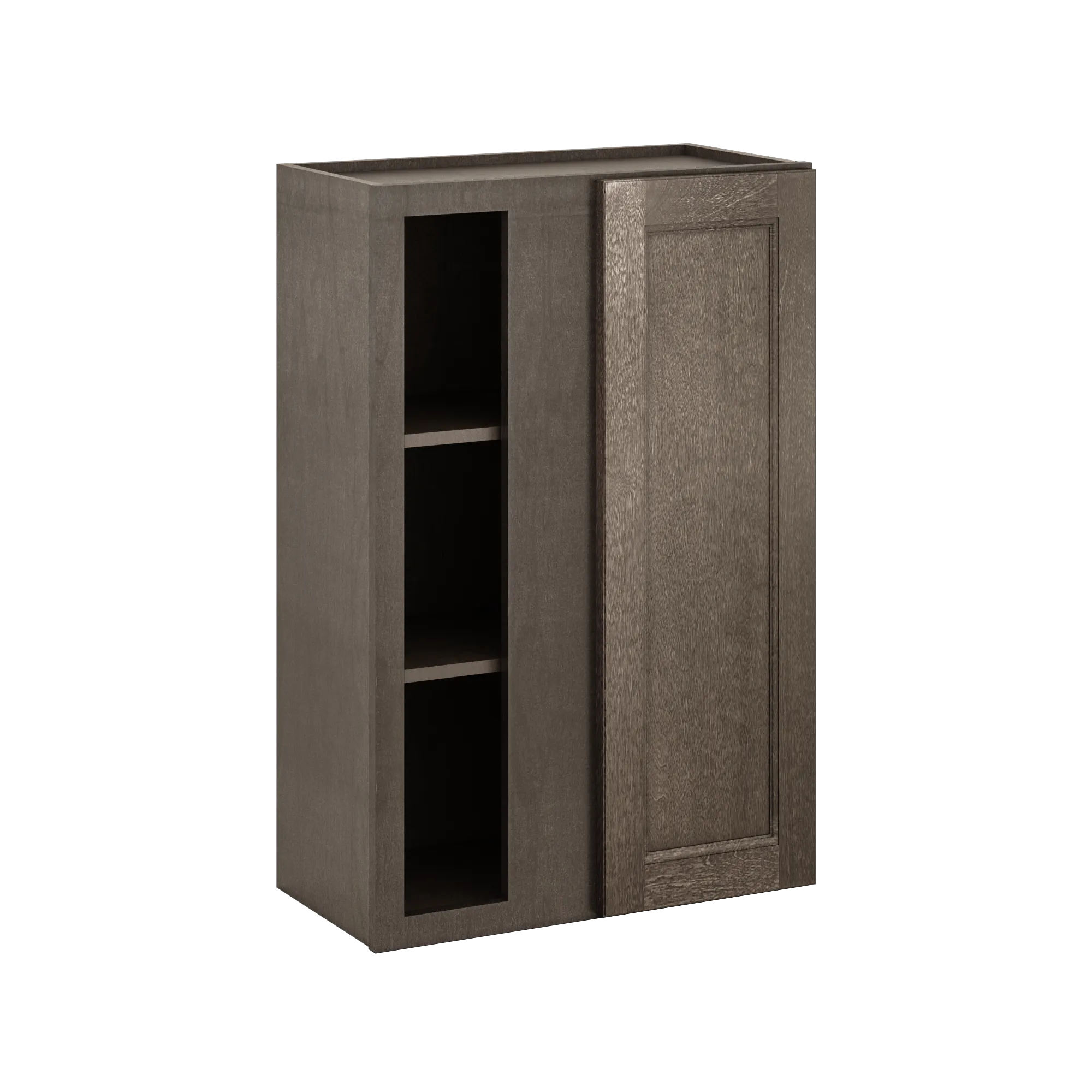 Square Corner Wall Blind Reversible Kitchen Cabinet SC2436 Milan Slate 24 in. width 36 in. height 12 in. depth