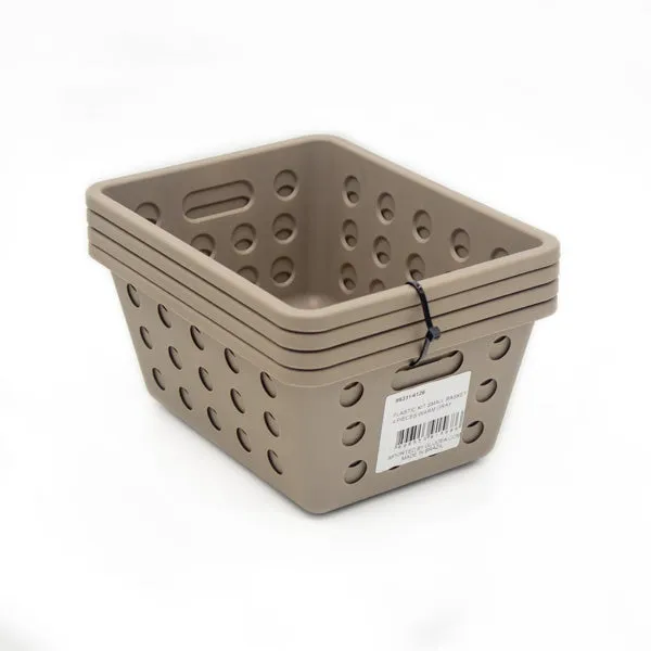 STORAGE BASKET 4 PIECE SET Small, Large and 2 piece X-Large Sizes COZA