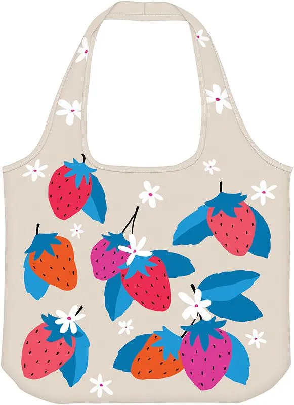 Strawberries Market Shopper Bag