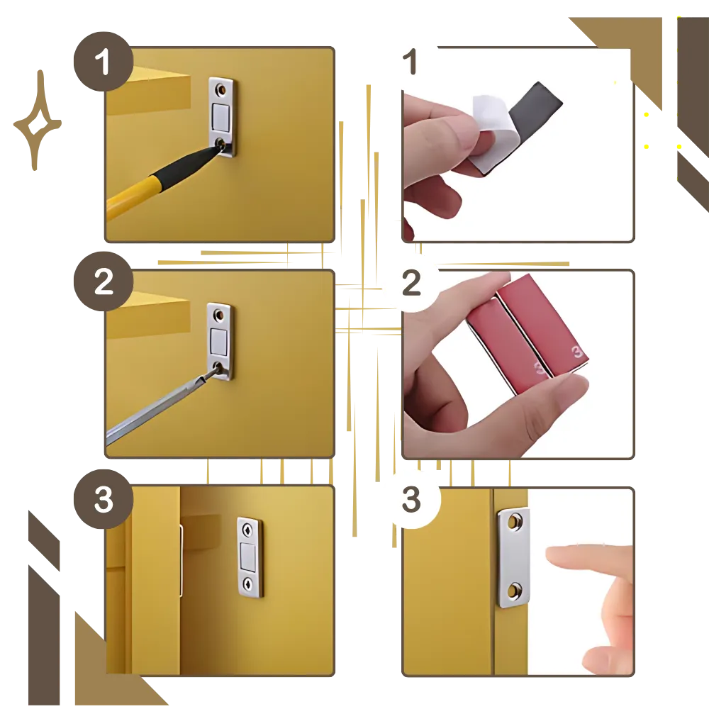 Strong Magnetic Cabinet Locks