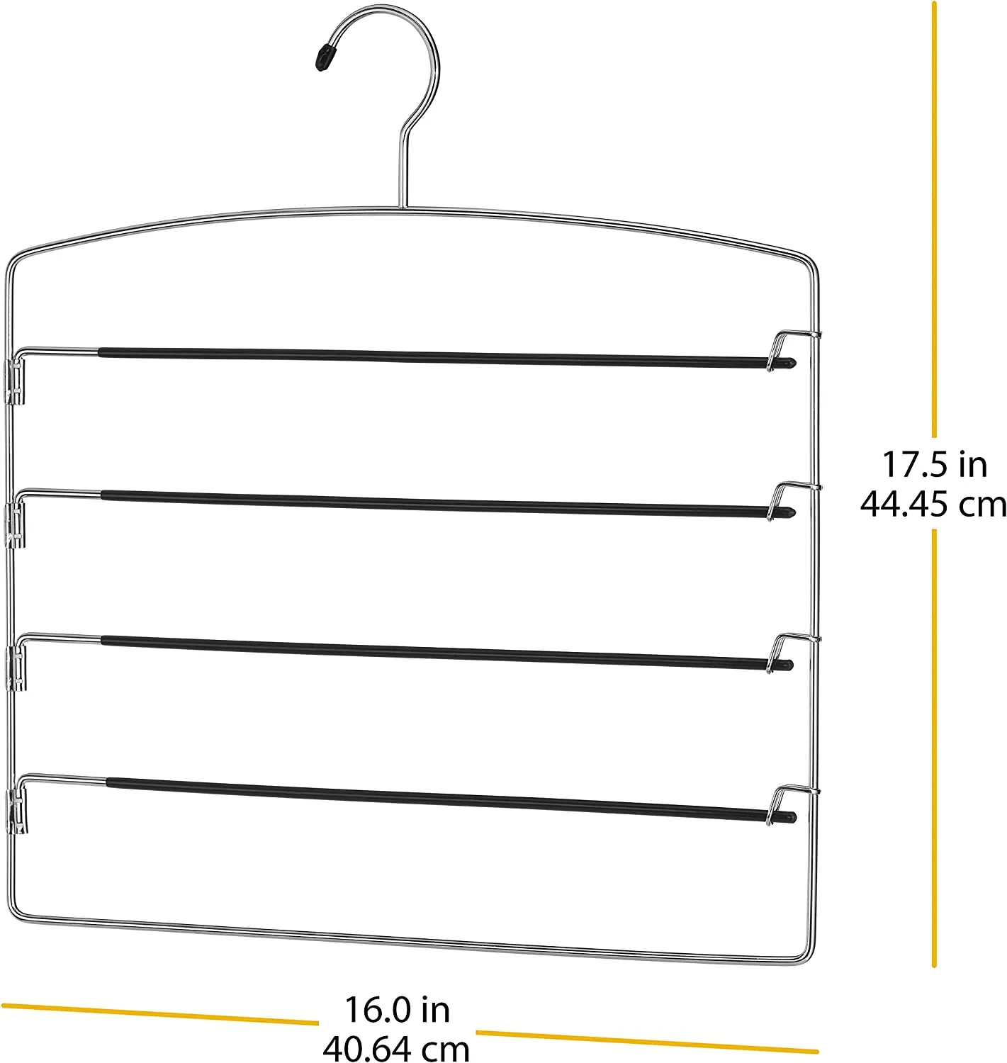 Swing Arm Tiered Slack Hanger – Chrome