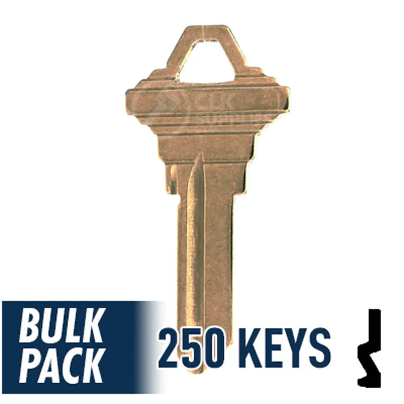 Uncut Key Blank | Schlage | SC1 - 250 Pack