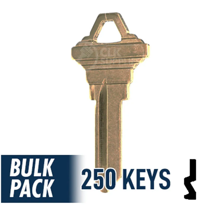 Uncut Key Blank | Schlage | SC1 - 250 Pack