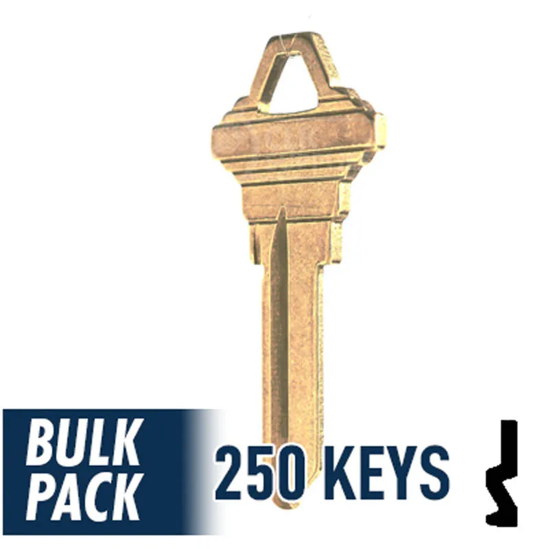 Uncut Key Blank | Schlage | SC1 - 250 Pack