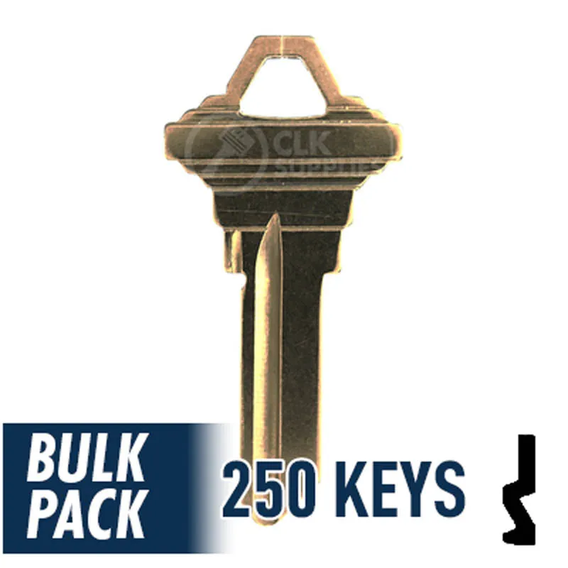 Uncut Key Blank | Schlage | SC1 - 250 Pack