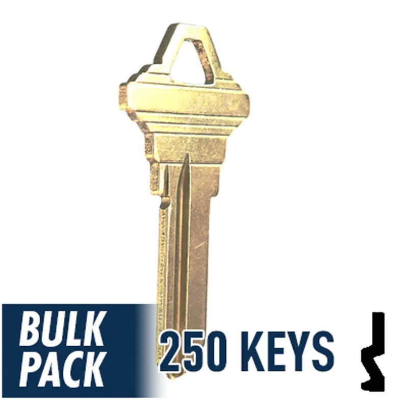 Uncut Key Blank | Schlage | SC1 - 250 Pack