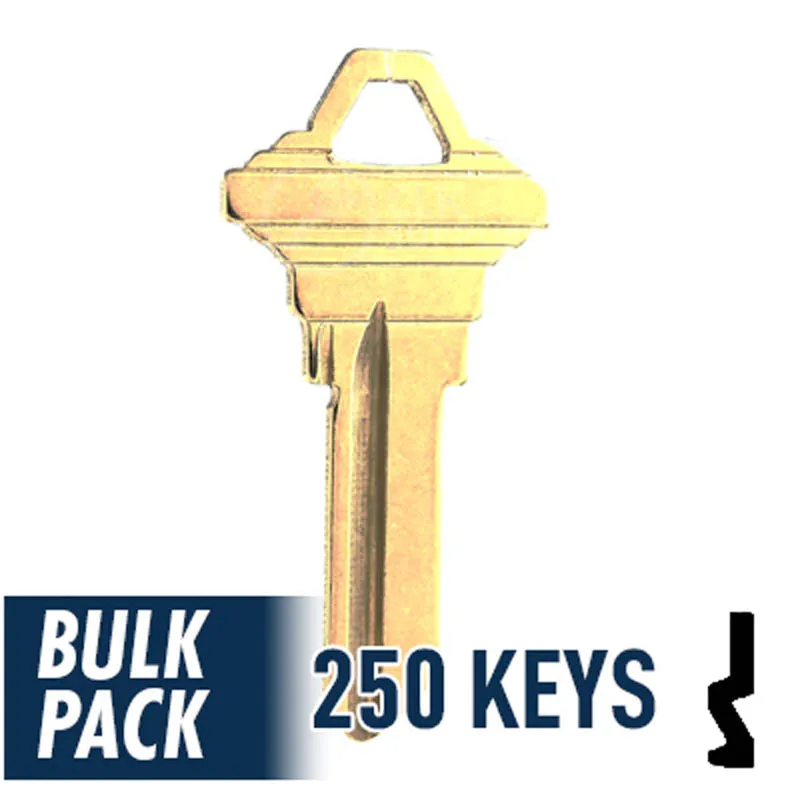 Uncut Key Blank | Schlage | SC1 - 250 Pack