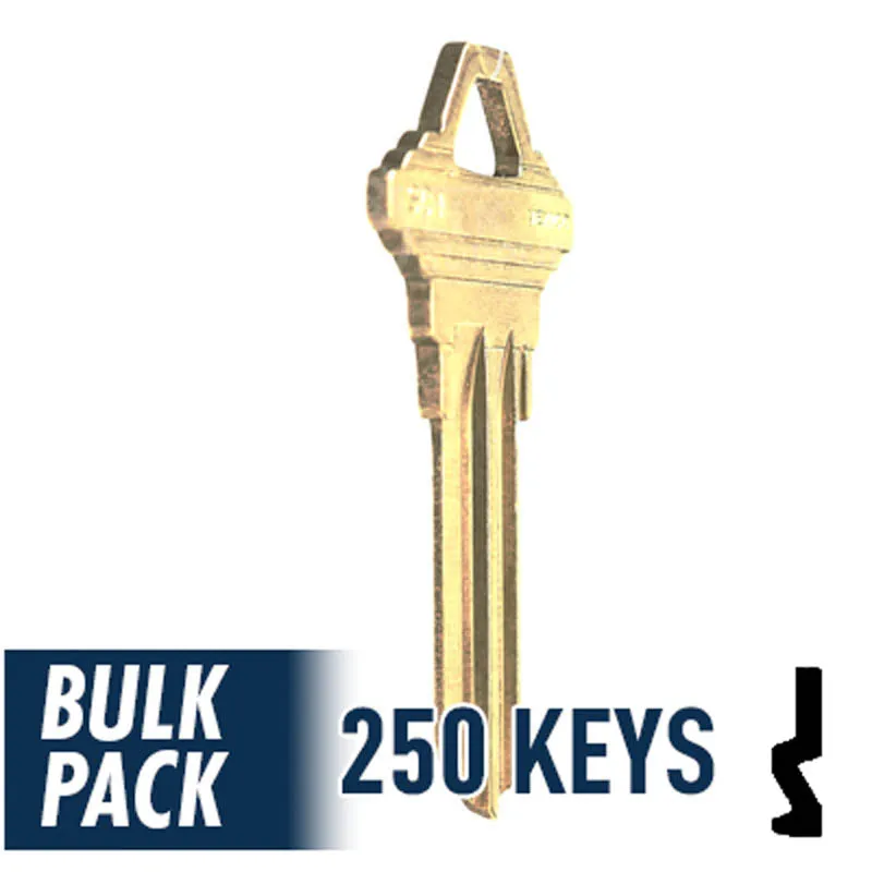 Uncut Key Blank | Schlage | SC1 - 250 Pack