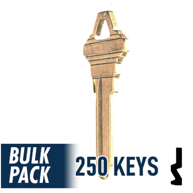 Uncut Key Blank | Schlage | SC1 - 250 Pack