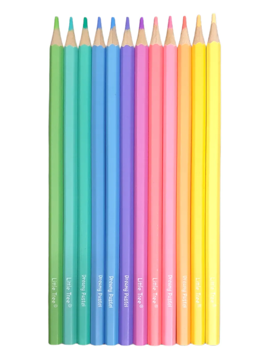 Unicorn Pastel Colour Pencils - Set of 12