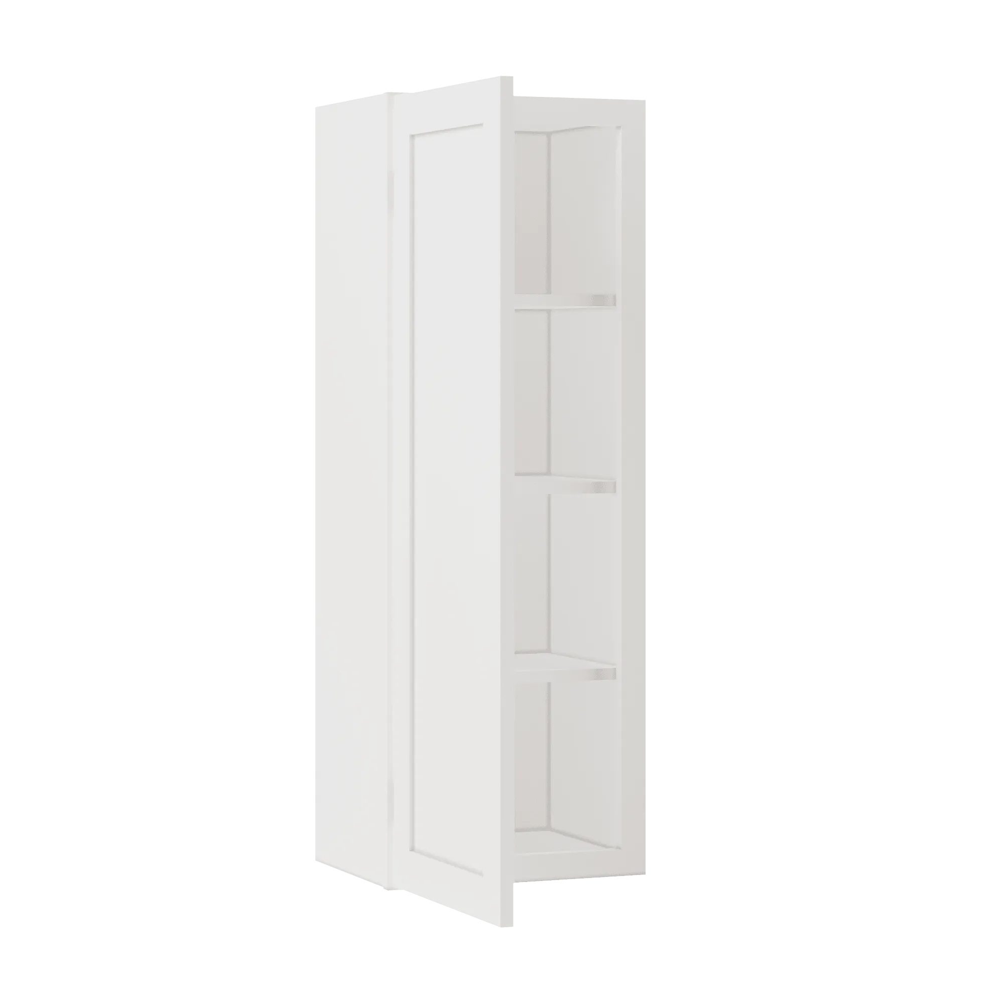 Wall Kitchen Cabinet W1542 Alpina White LessCare 15 in. width 42 in. height 12 in. depth