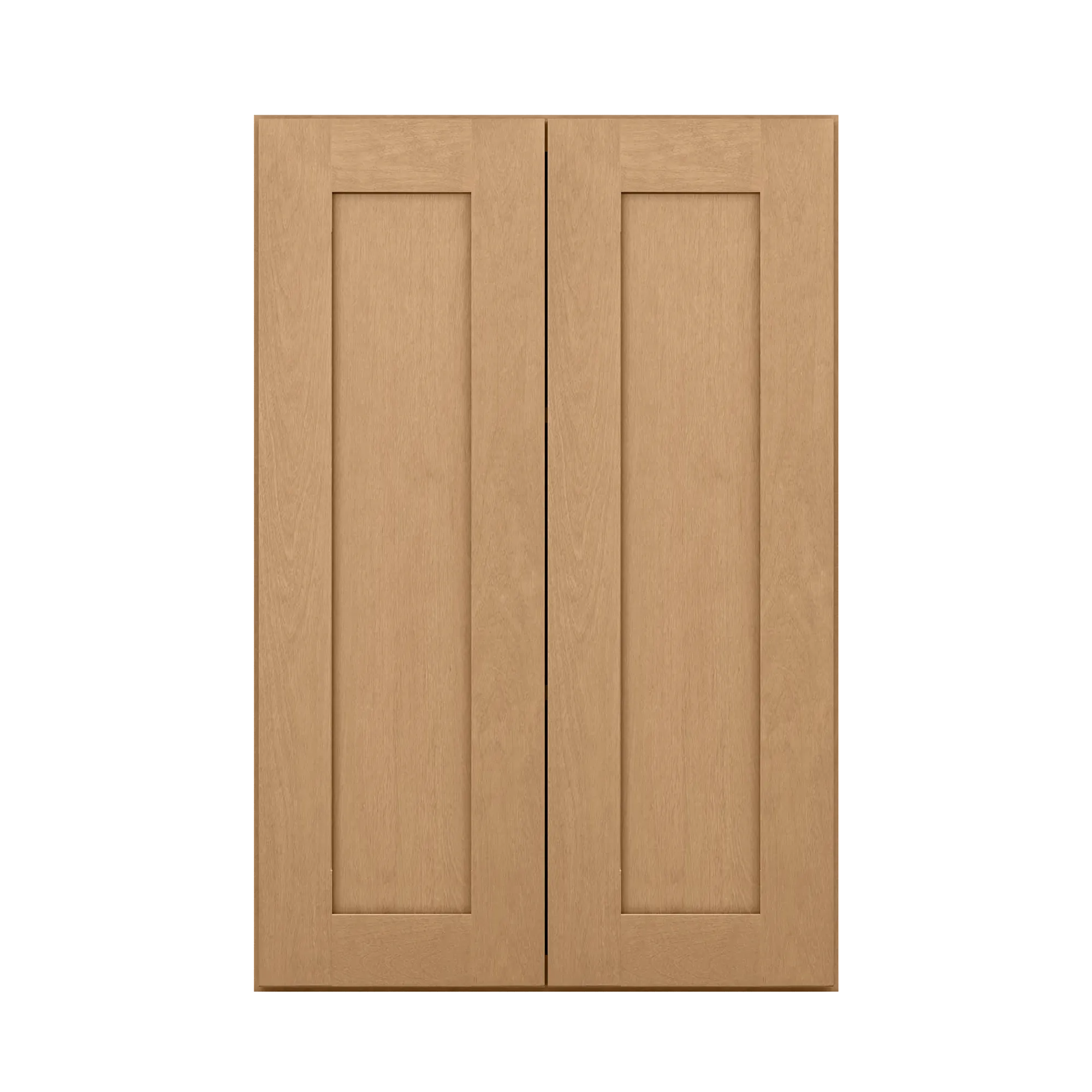 Wall Kitchen Cabinet W2436 Shaker Toffee LessCare 24 in. width 36 in. height 12 in. depth