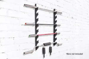 Wall Mounted Olympic Barbell Gun Rack Storage