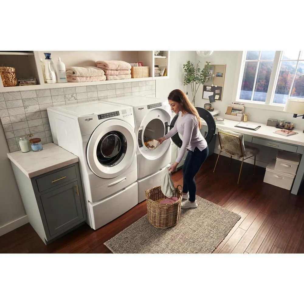 Whirlpool WFP2715HW 15.5" Pedestal for Front Load Washer and Dryer with Storage