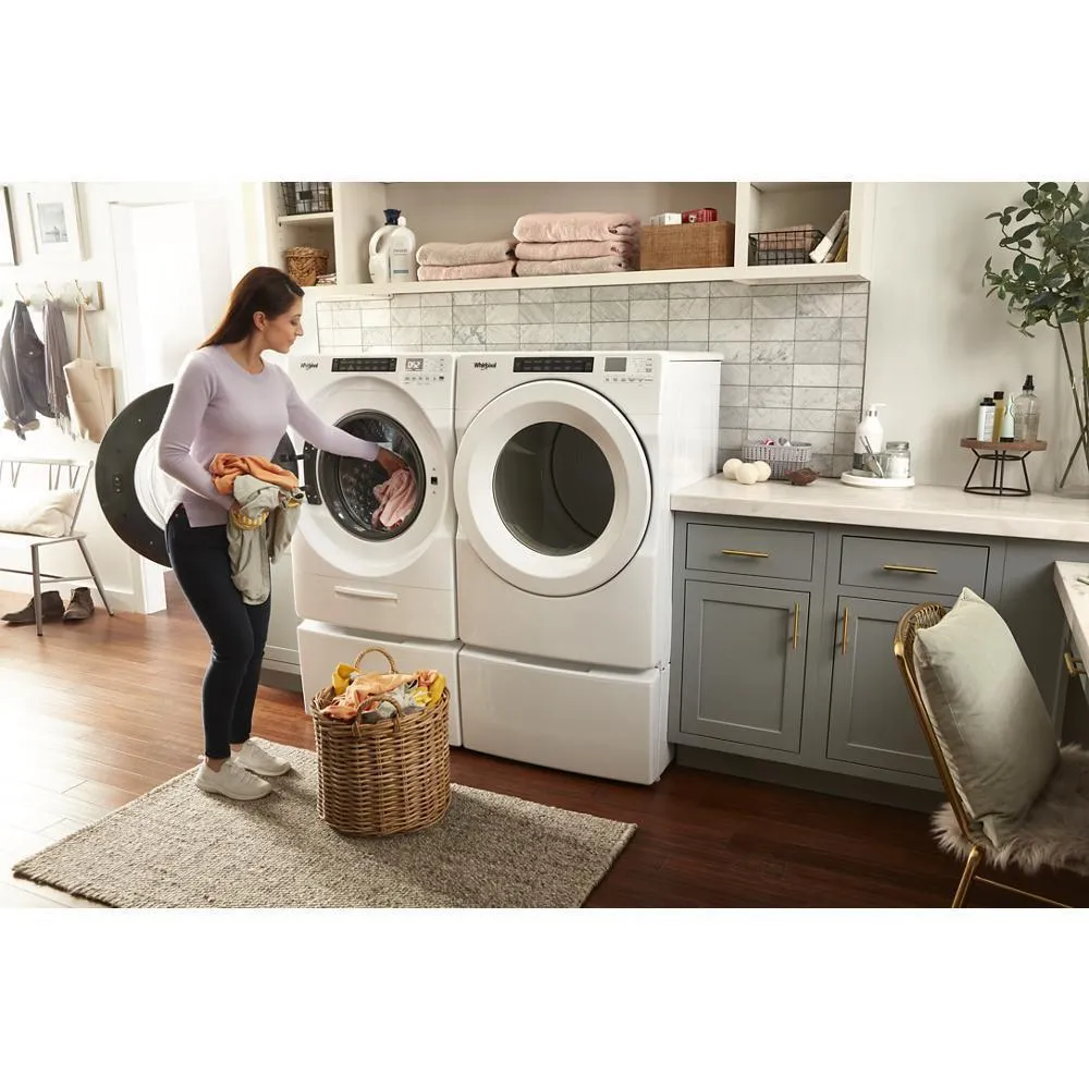 Whirlpool WFP2715HW 15.5" Pedestal for Front Load Washer and Dryer with Storage