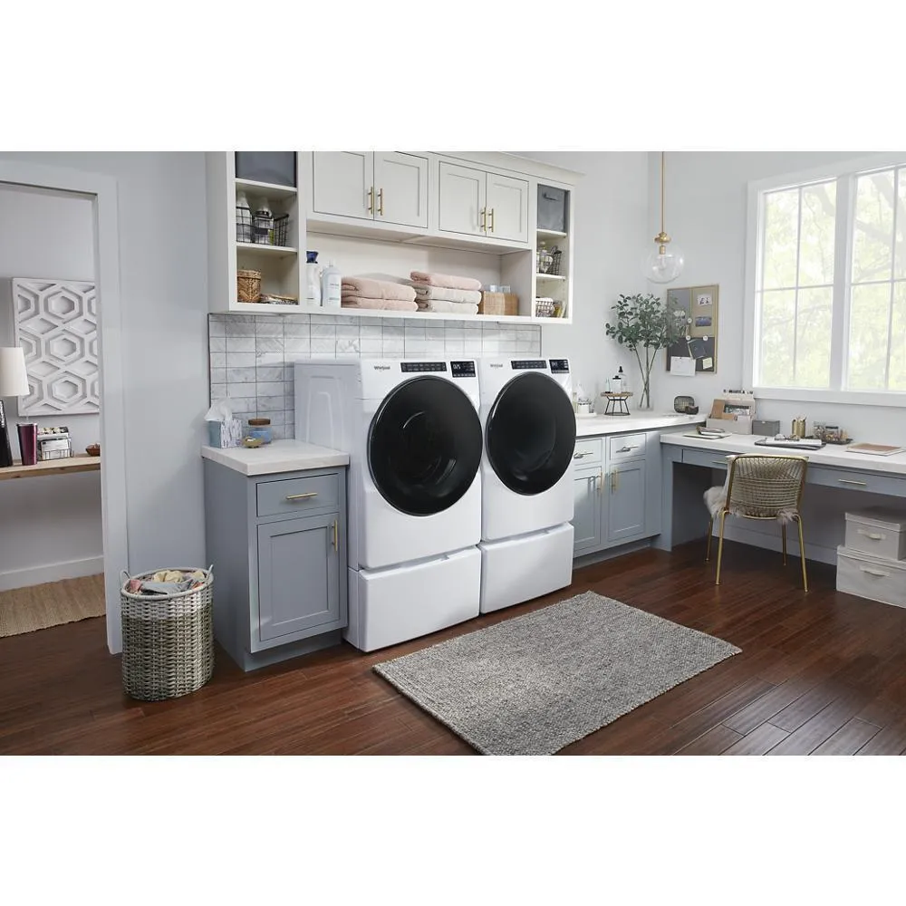 Whirlpool WFP2715HW 15.5" Pedestal for Front Load Washer and Dryer with Storage