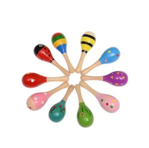 Wooden Fun Little Baby Rattle Toy