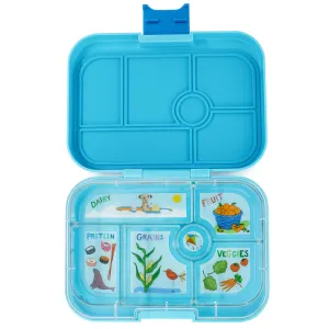 Yumbox Original Blue Fish California Kids 6 Compartment Lunch Box