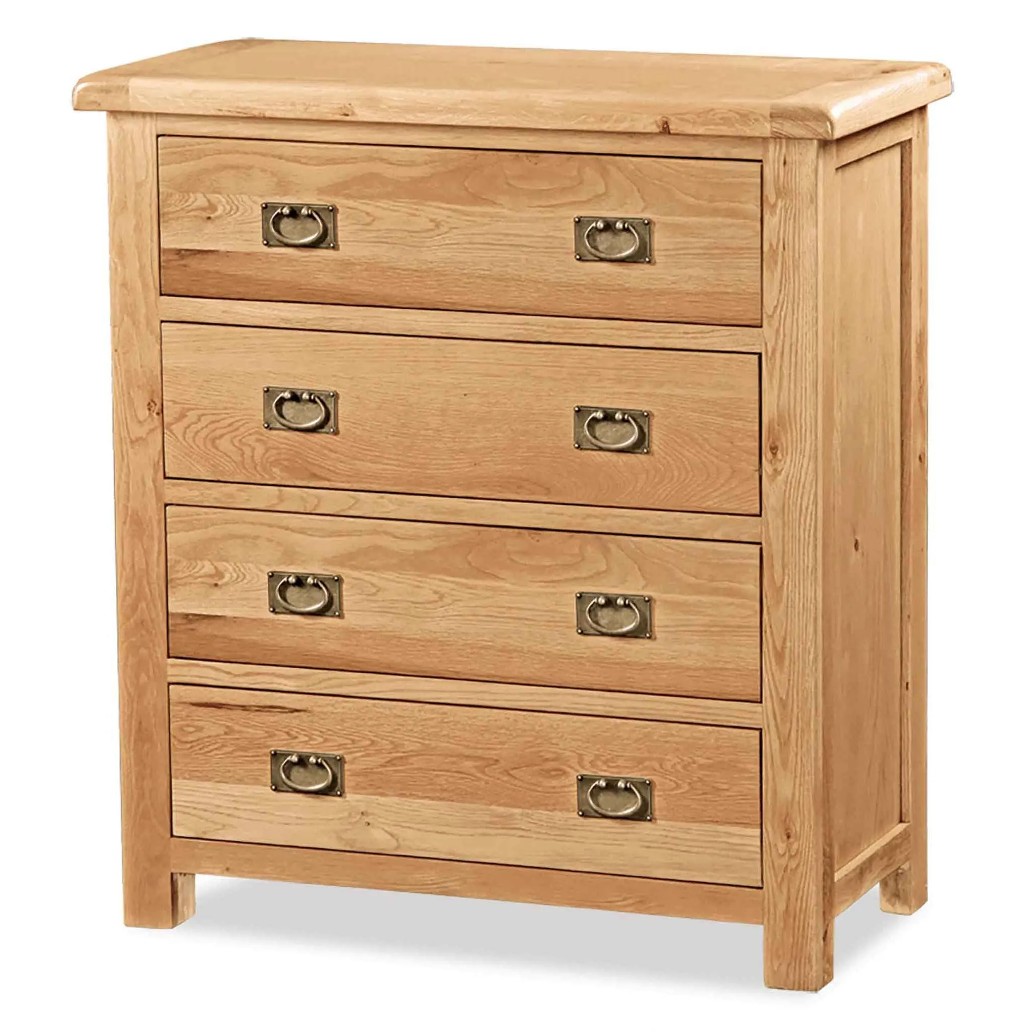 Zelah Oak 4 Drawer Chest